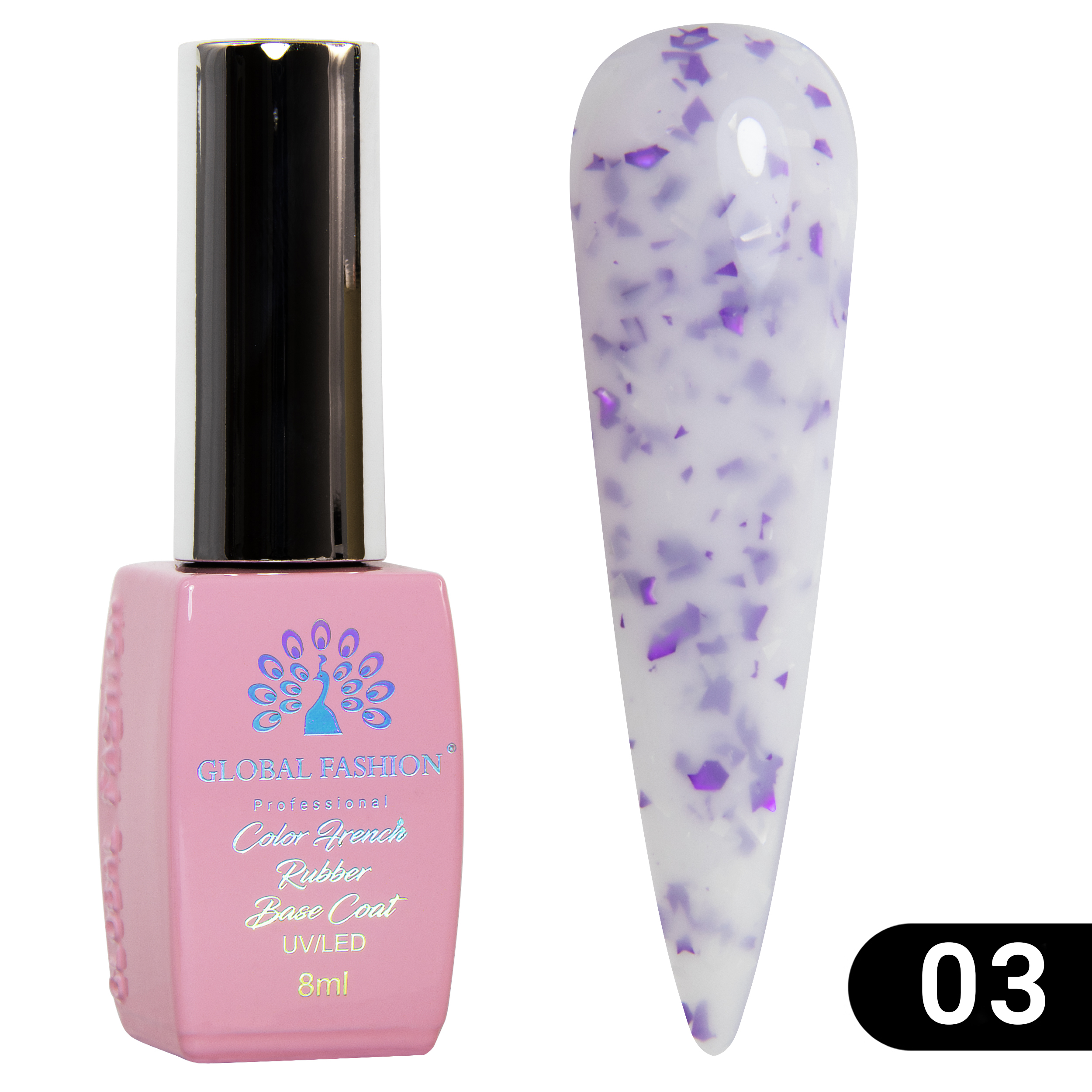 

Каучуковая база Marble Global Fashion 8 мл, 03