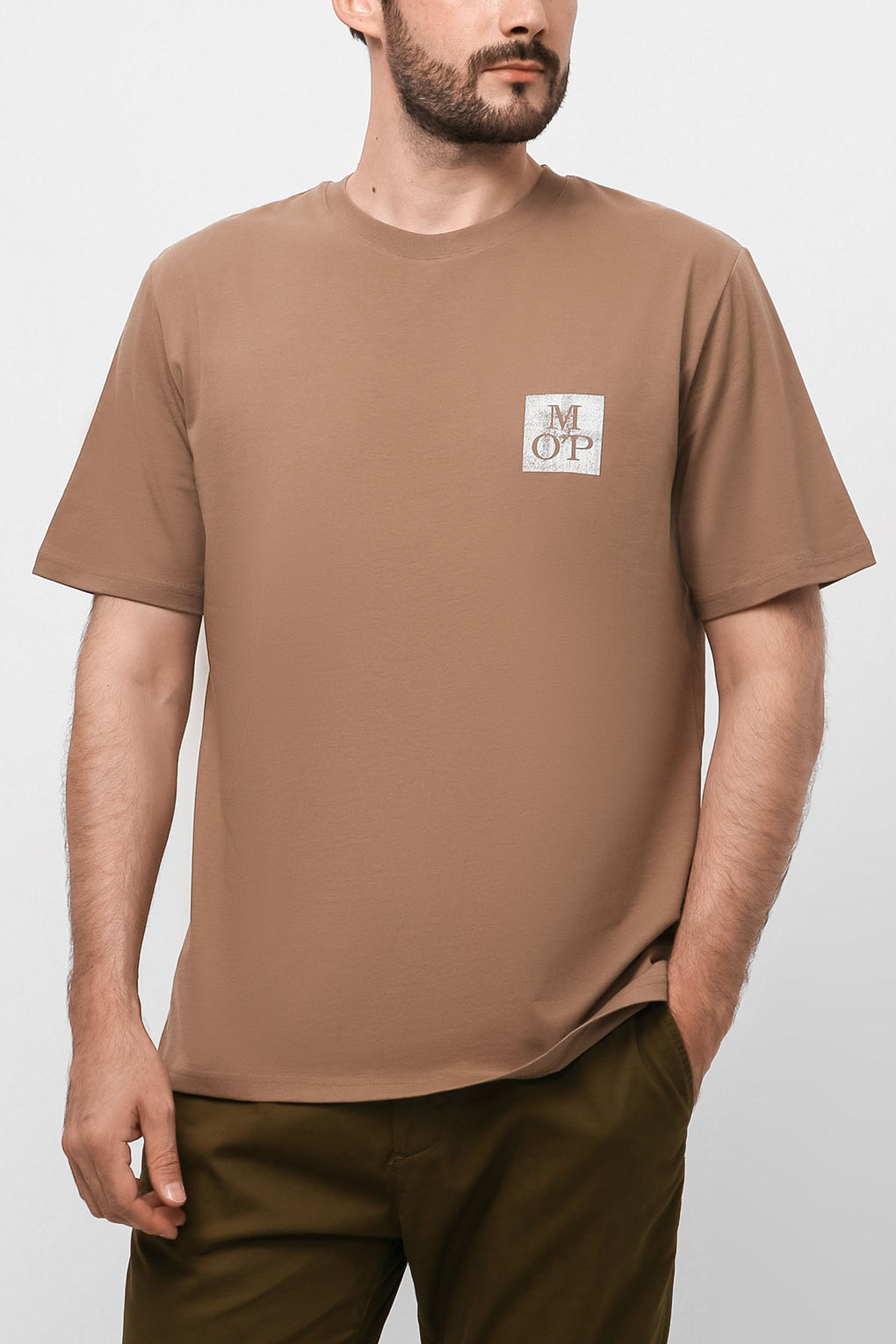 

Футболка мужская Marc O’Polo 227 2012 51620 коричневая 3XL, 227 2012 51620