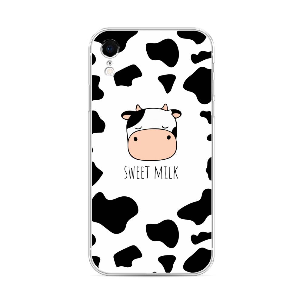 

Чехол на Apple iPhone XR "Sweet milk", Розовый;белый;черный, 12050-1