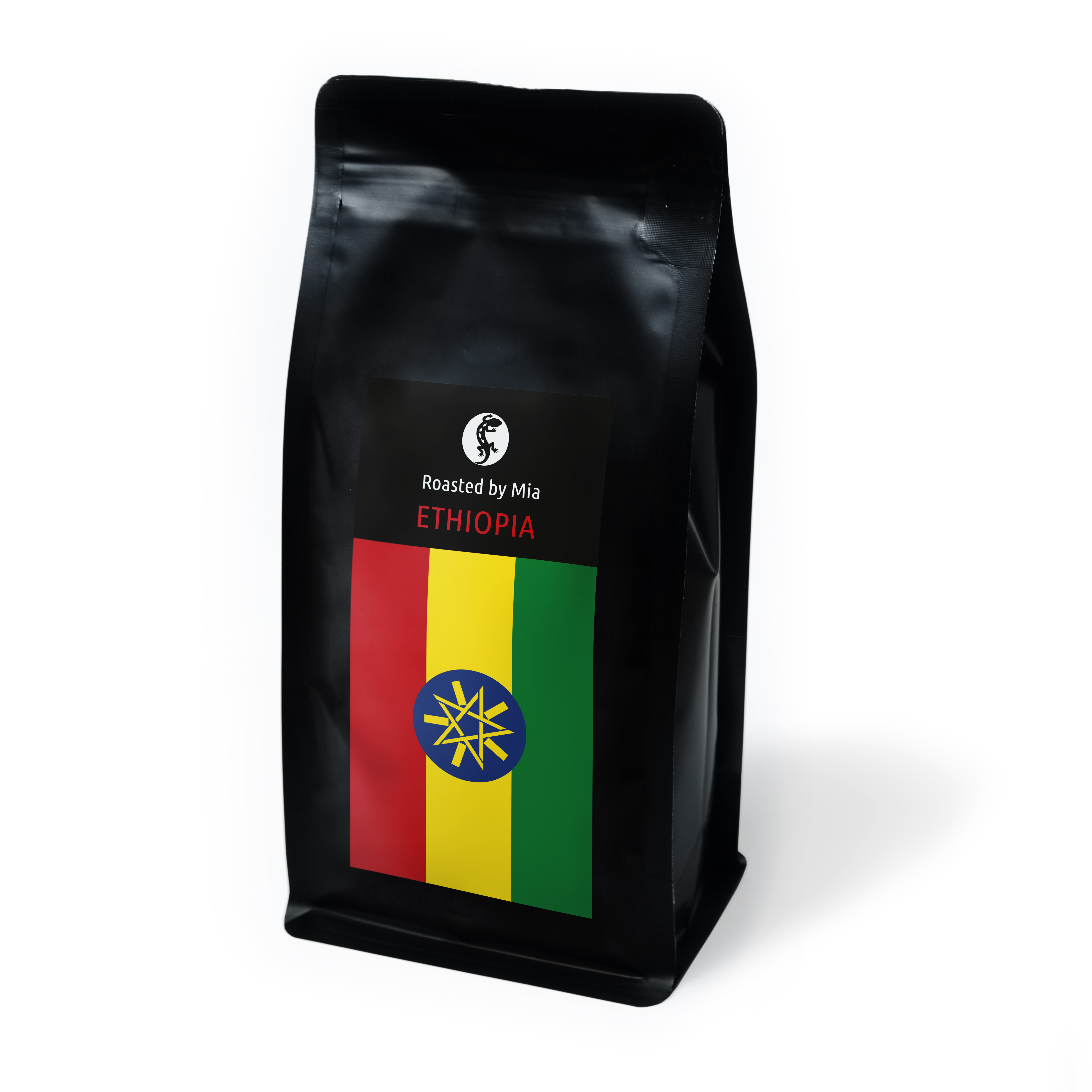 Кофе в зернах Roasted by Mia арабика Эфиопия Sidamo Средняя обжарка, 2 кг
