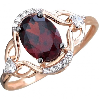 

Кольцо из серебра р.  Эстет 01К3512181РА-1, фианит, 01К3512181РА-1