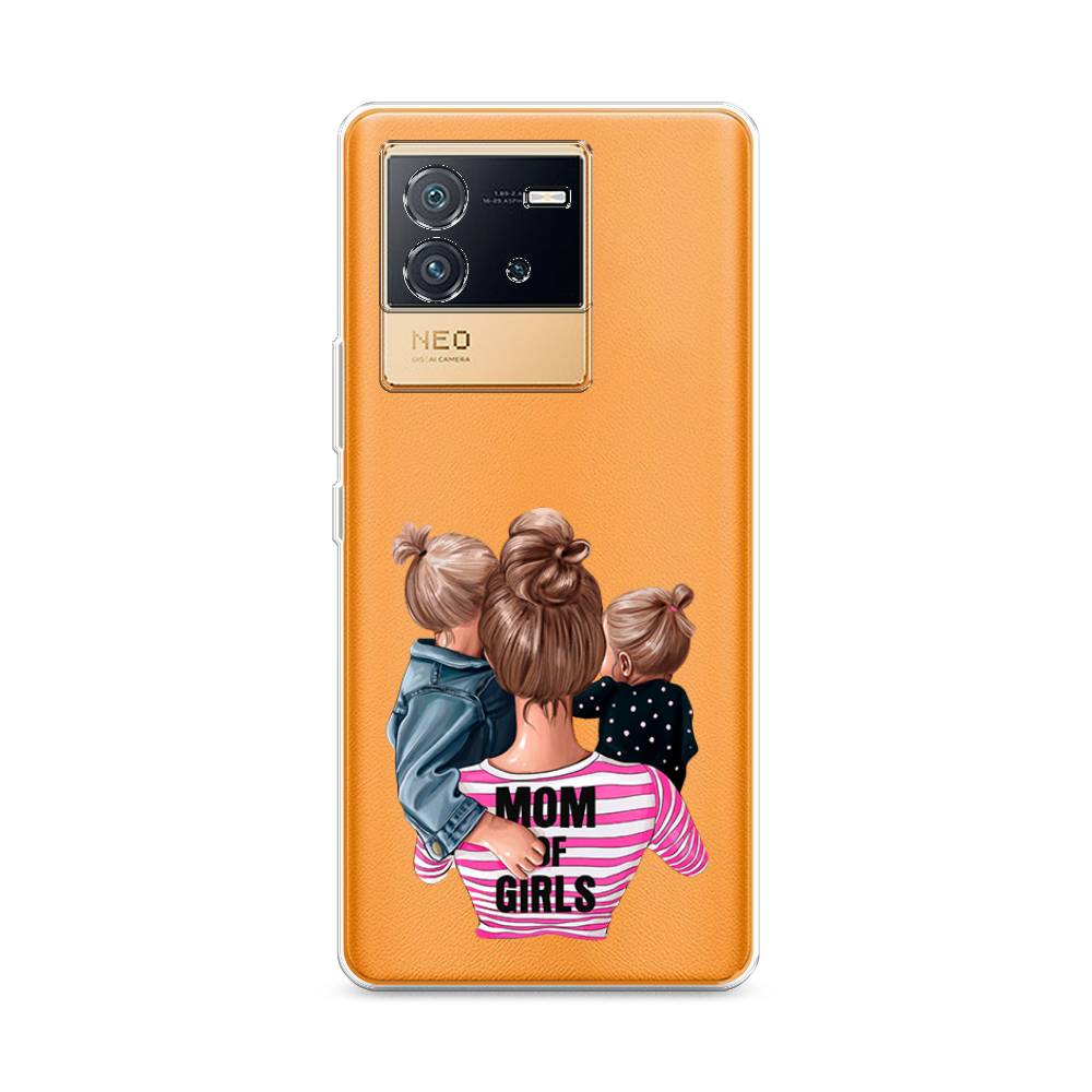 

Чехол Awog на Vivo iQOO Neo6 "Mom of Girls", Разноцветный, 266850-6