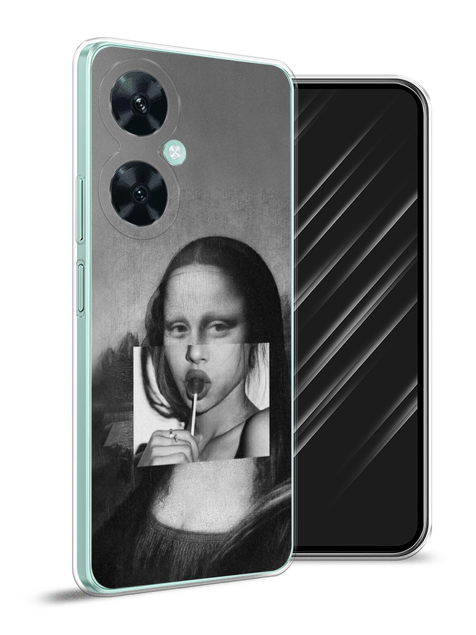 

Чехол Awog на Huawei Nova 11i "Mona Lisa sucking lollipop", Серый, 6121750-9