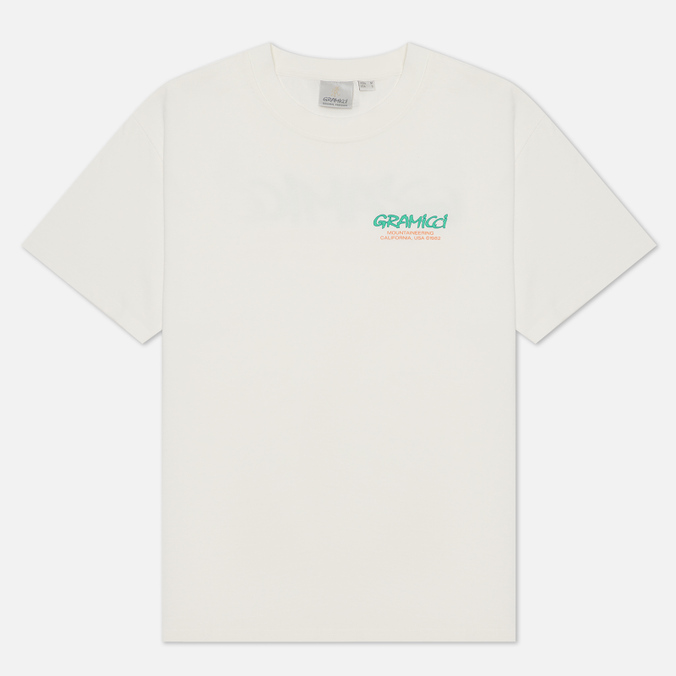 

Футболка мужская Gramicci G2FU-T049-WG белая 2XL, G2FU-T049-WG