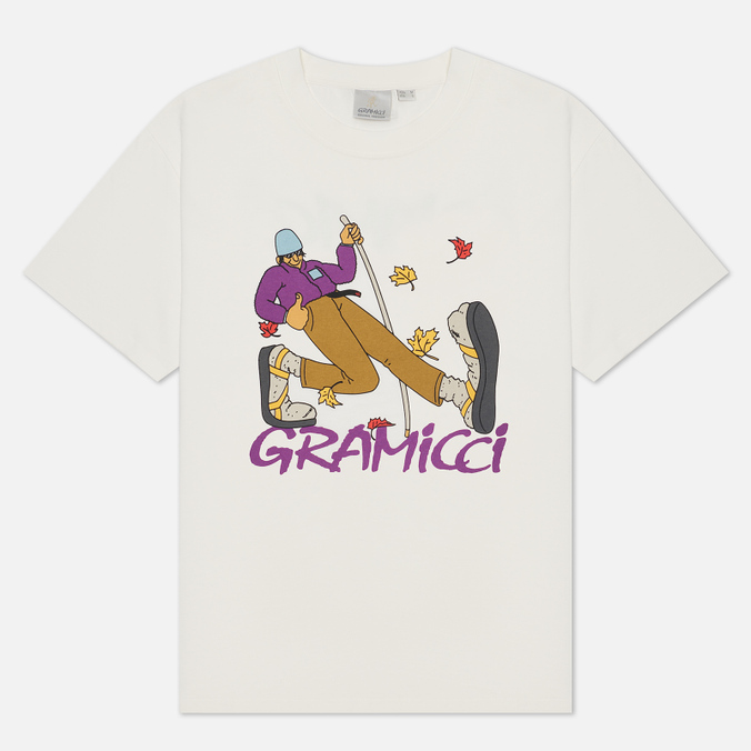 

Футболка мужская Gramicci G2FU-T054-W белая L, G2FU-T054-W