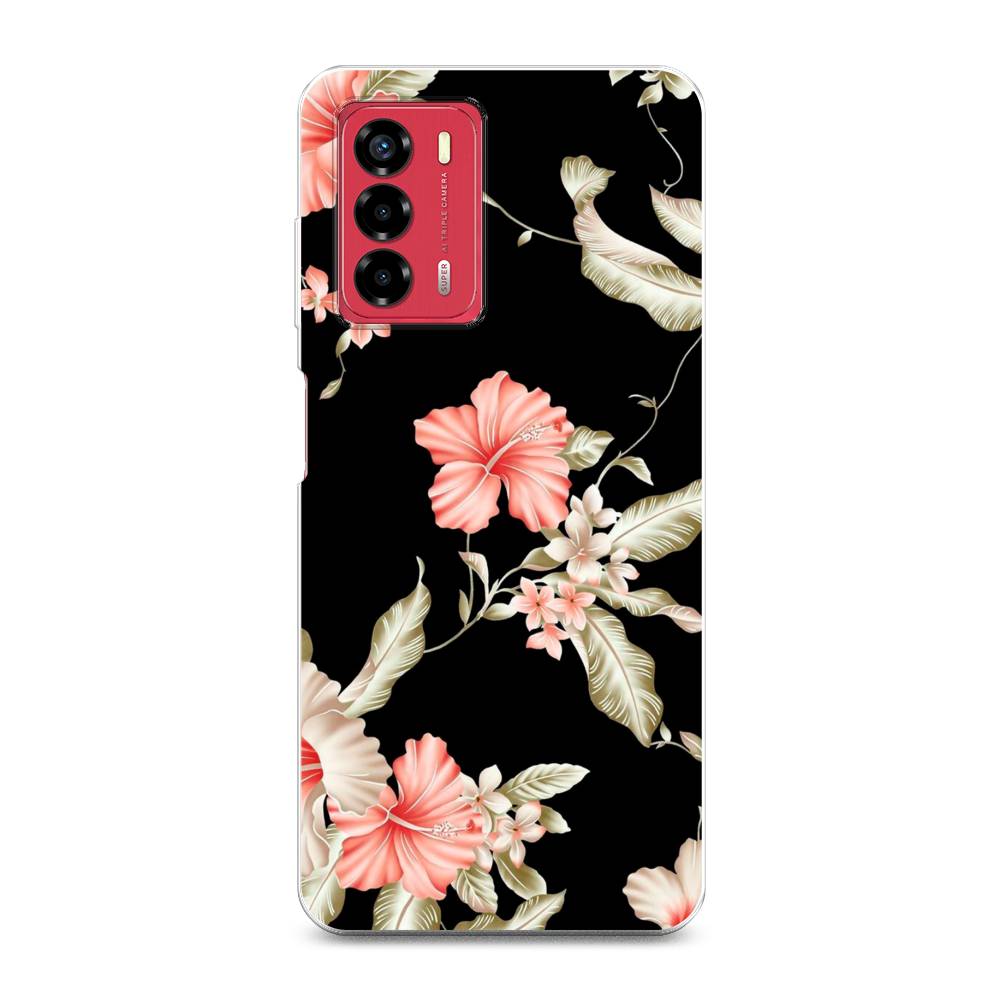 

Чехол Awog на ZTE Blade V40 Vita / ЗТЕ Блэйд V40 Vita "Цветы на черном", 135650-8
