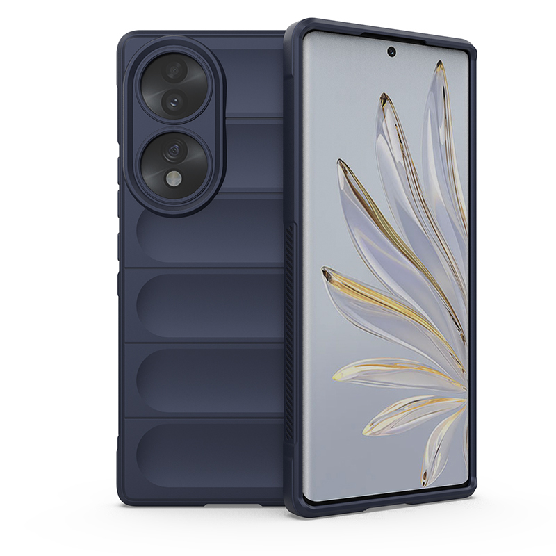 

Противоударный чехол Flexible Case для Honor 70, синий, Flexible Case