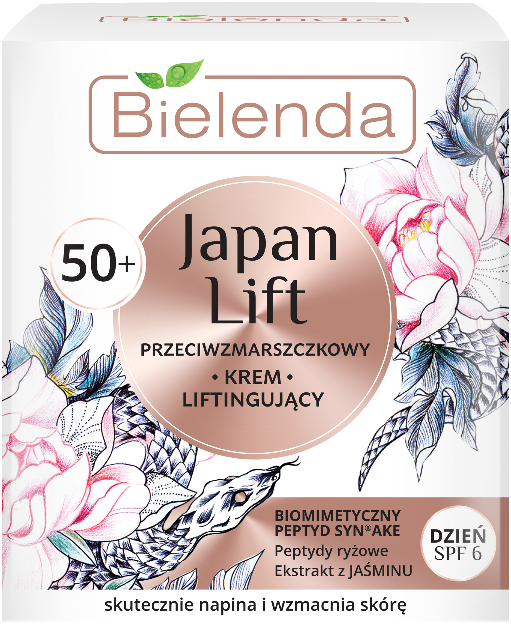 

Лифтинг крем против морщин для лица BIELENDA JAPAN LIFT 50+ день SPF6 50мл, JAPAN LIFT