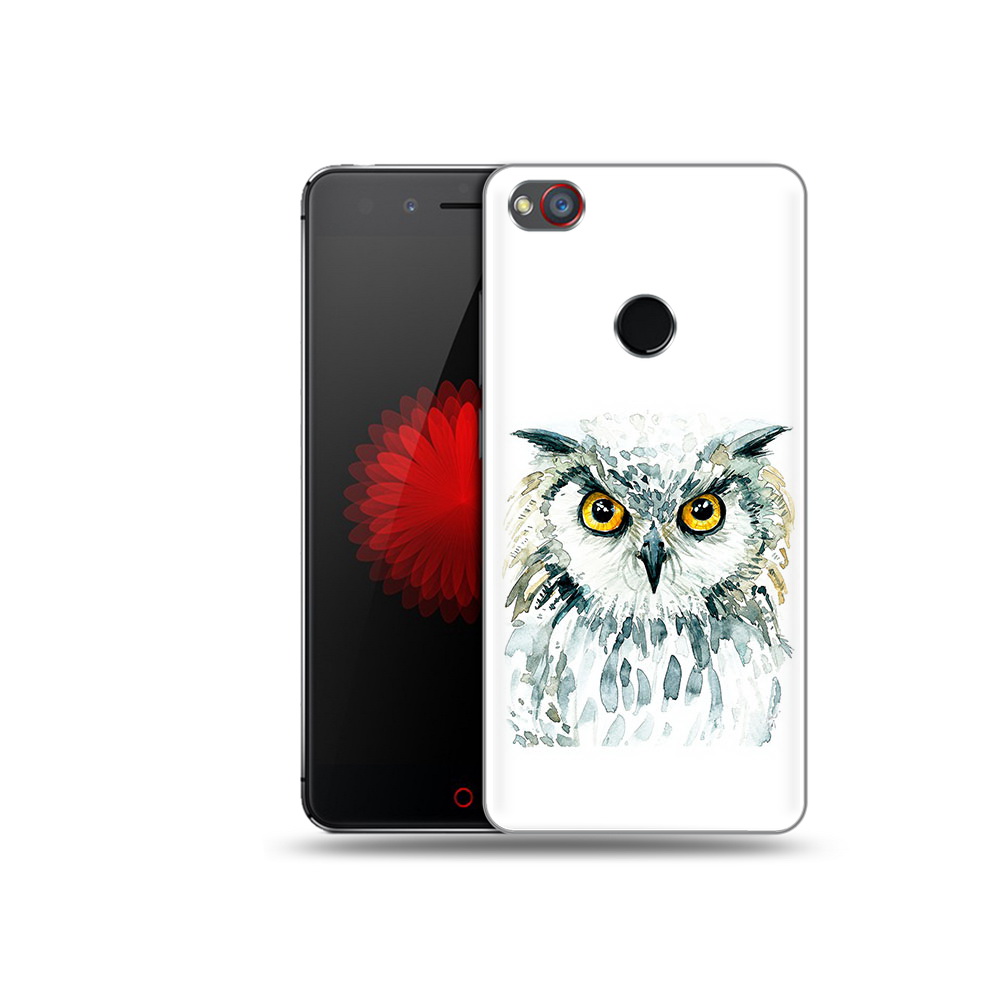 

Чехол MyPads Tocco для ZTE Nubia Z11 Серьезная сова (PT48017.468.156), Прозрачный, Tocco