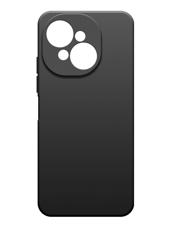 

Чехол для Tecno Spark Go 2025/Spark Go 1/Pop 9 силиконовый матовый черный, Tecno Spark Go 2025/ Spark Go 1/ Pop 9