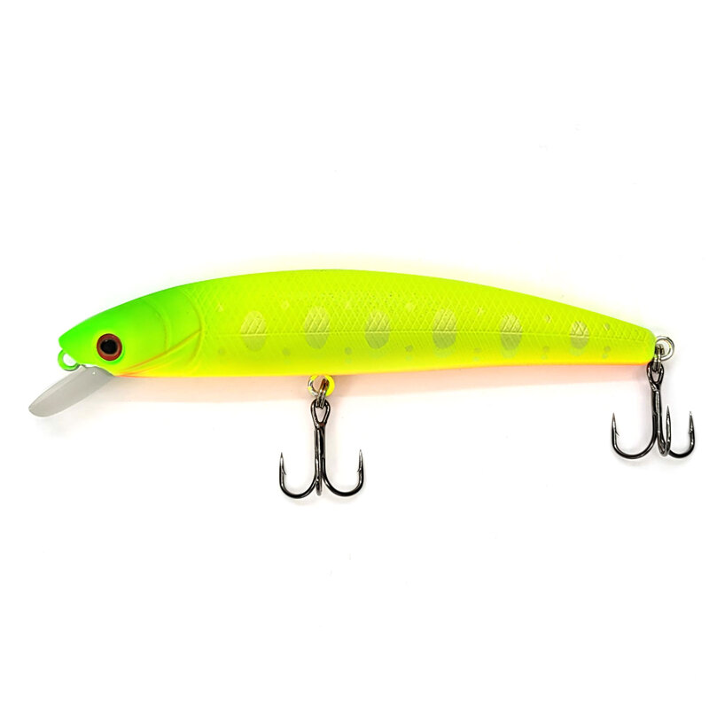 

Воблер Namazu BigNoah, L-110мм, 12,3г, минноу, плавающий (0,5-1,0м), цвет №8 (N23-110-C08), Желтый;зеленый, BigNoah