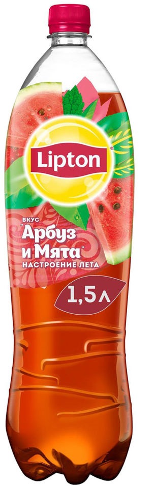 фото Чай холодный lipton арбуз-mята 1.5л