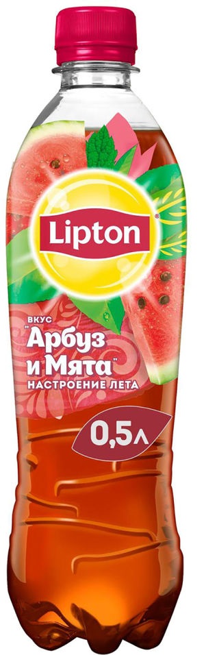 фото Чай холодный lipton арбуз-mята 500мл