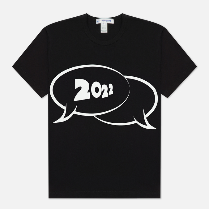 

Футболка Comme des Garcons SHIRT x Christian Marclay Print 2022 Crew Neck чёрный, S, Черный, x Christian Marclay Print 2022 Crew Neck