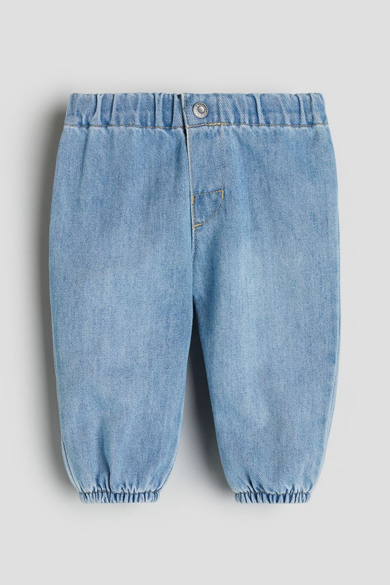 

Джинсы детские H&M 1199513, Светлый деним синего цвета, 80, Голубой, 1199513