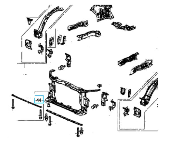 

Гайка вставка 6мм (PRESS FIT), HONDA, Оригинал, 1 шт., 1
