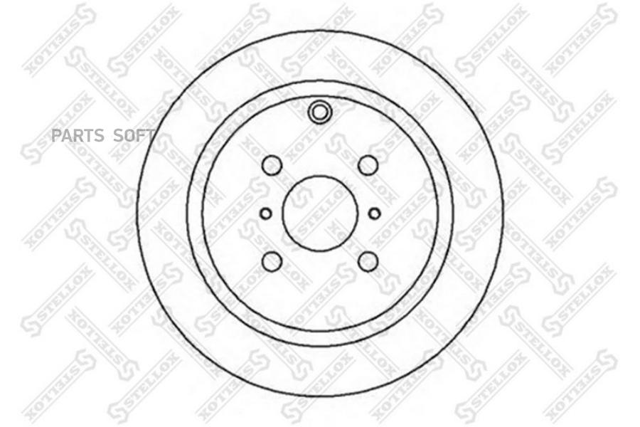 Тормозной диск Stellox комплект 2 шт. 60204581SX