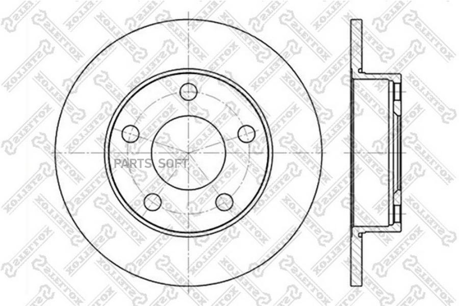 

Тормозной диск Stellox комплект 1 шт. 60204747SX
