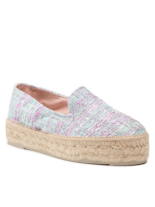 

Эспадрильи женские Manebi Slippers D T 1.6 D0 серебристые 37 EU (доставка из-за рубежа), Серебристый, Slippers D T 1.6 D0