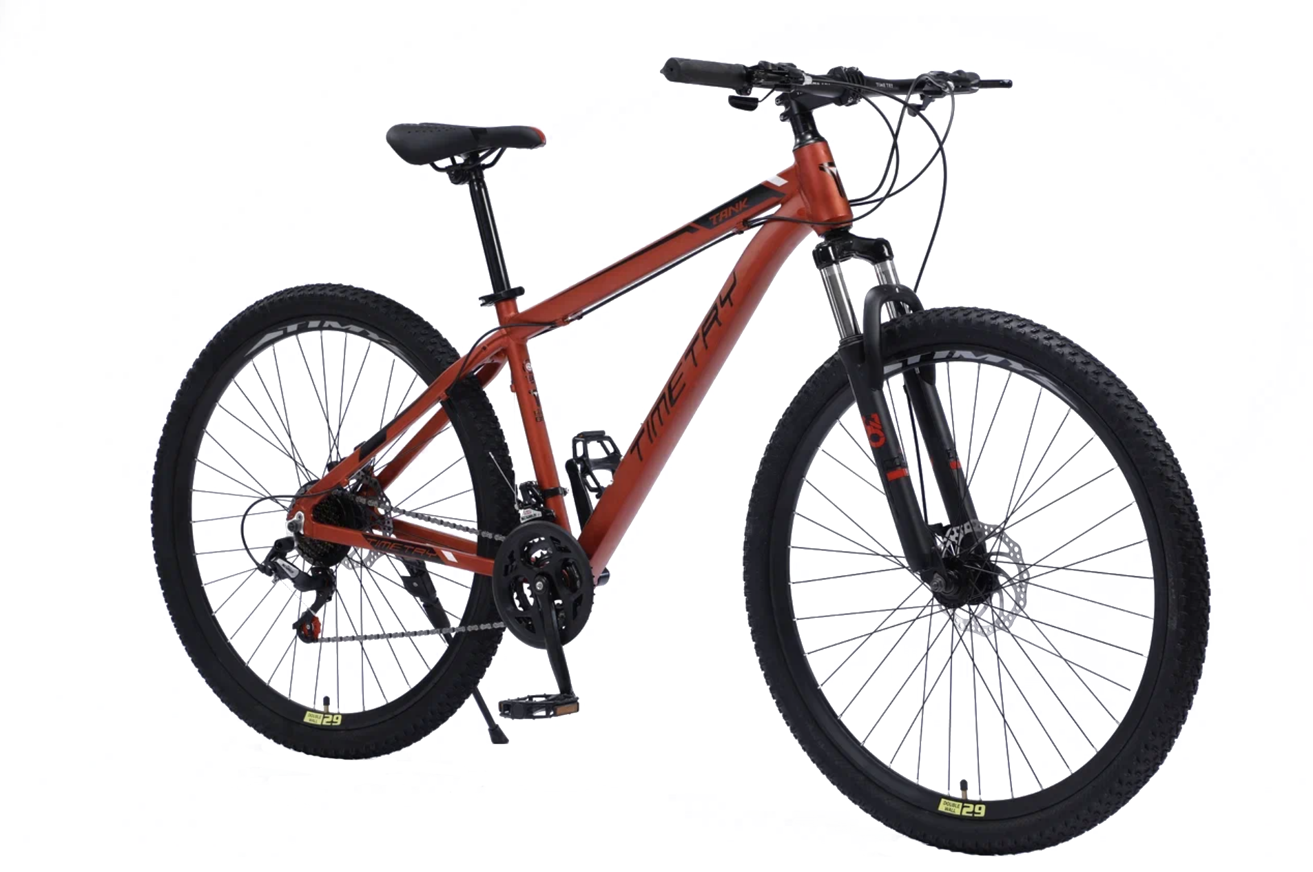 

Горный велосипед Time Try TT006 27.5" красный алюминий, TT006