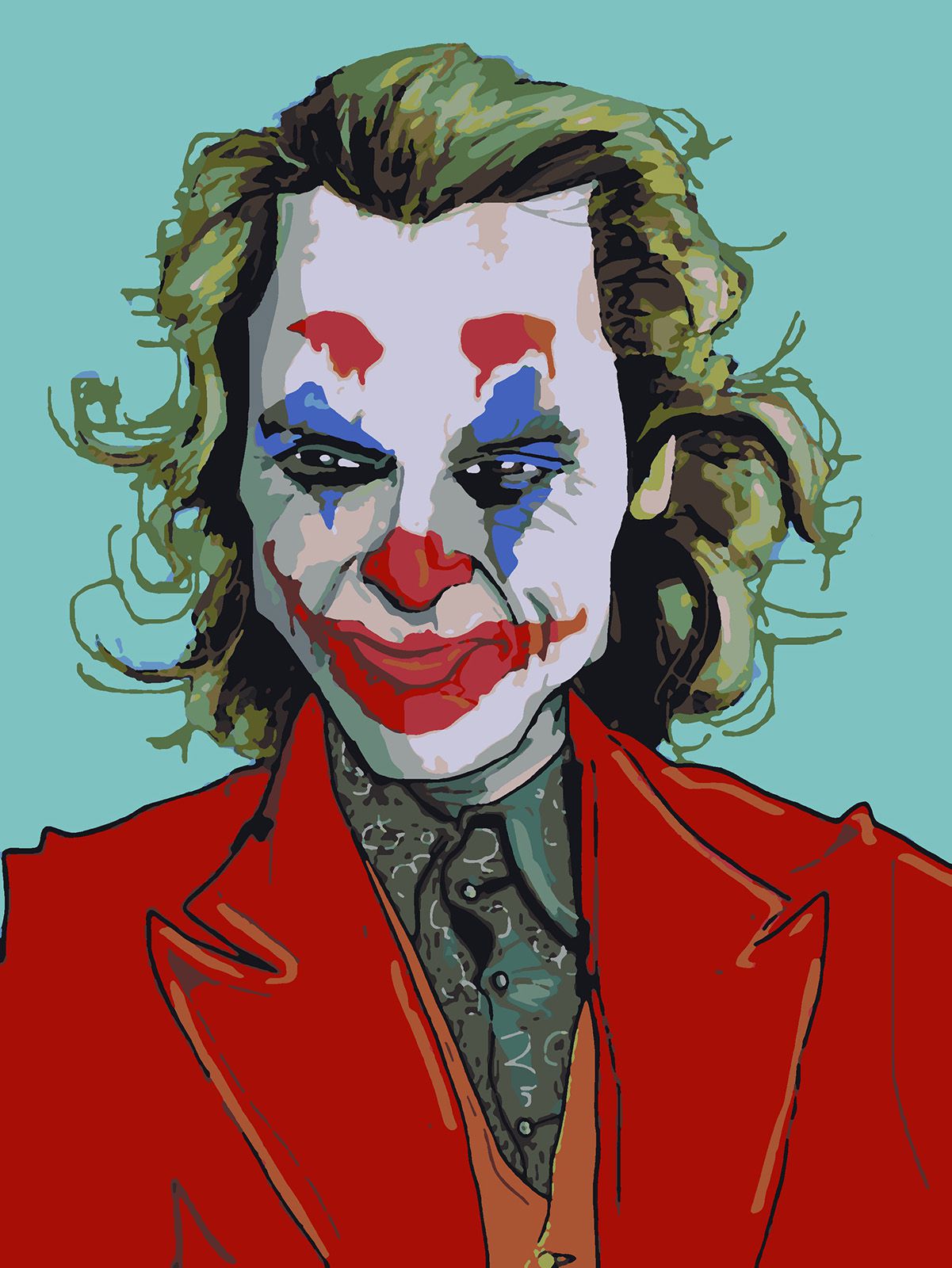 Картина по номерам Красиво Красим Joker, 40 х 60 см
