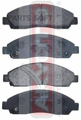 

Akyoto Akd-0502 Колодки Тормозные Дисковые Передние () 1Шт