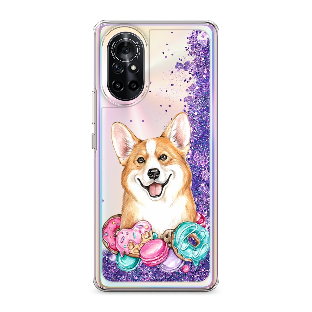 

Чехол Awog на Honor V40 Lite/Nova 8 "Корги и сладости", Разноцветный, 6105792-1
