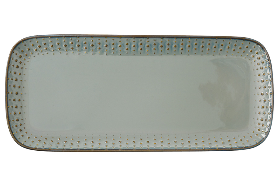 

Блюдо прямоугольное Easy Life Drops 36х16см, серое, фарфор EL-R2772/DROC_, Серый