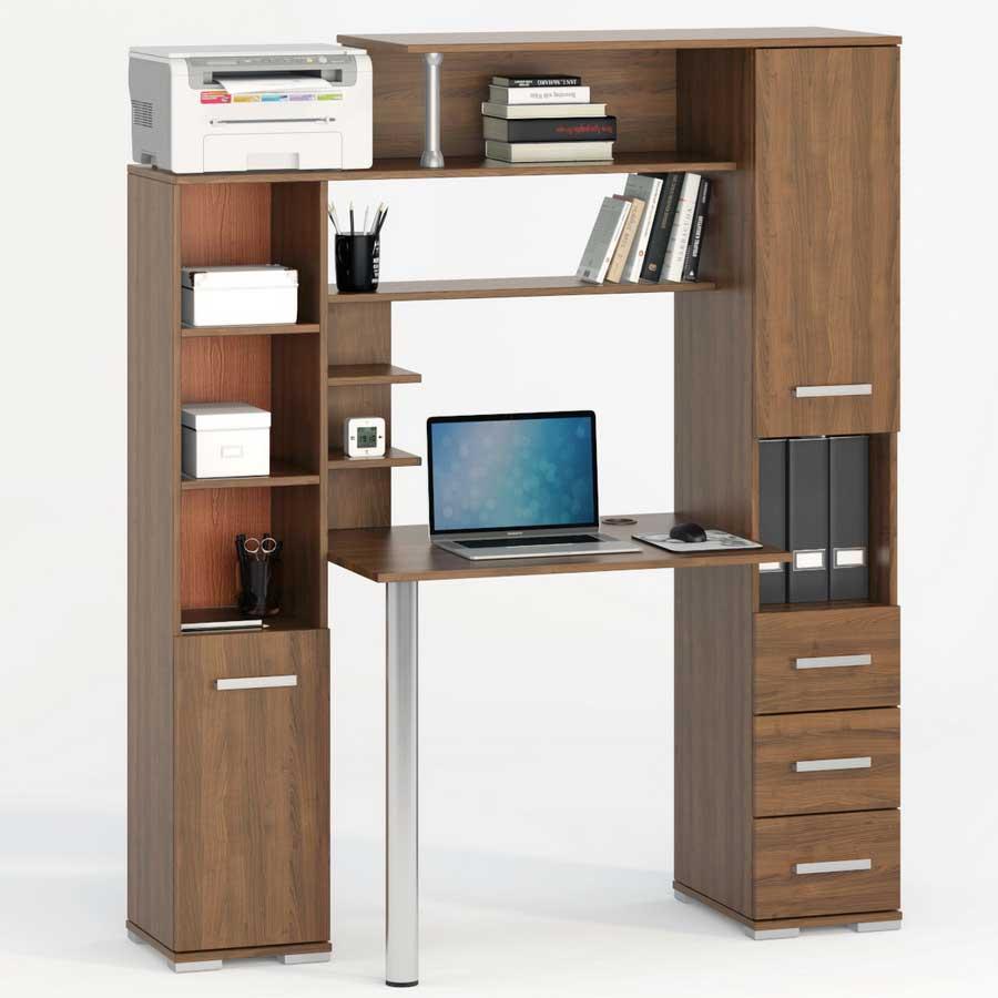 

Компьютерный стол МагМебель 2 орех, Компьютерный стол 2