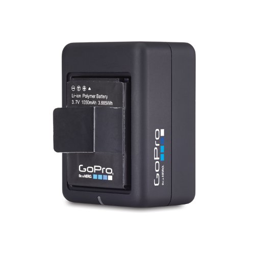 фото Зарядное устройство для 2-х акб gopro dual battery charger chbdc-302 для gopro hero 3/3+