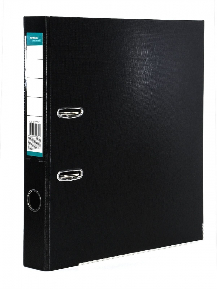 Папка-регистратор Stanger 55 мм PVC черный набор из 10 шт