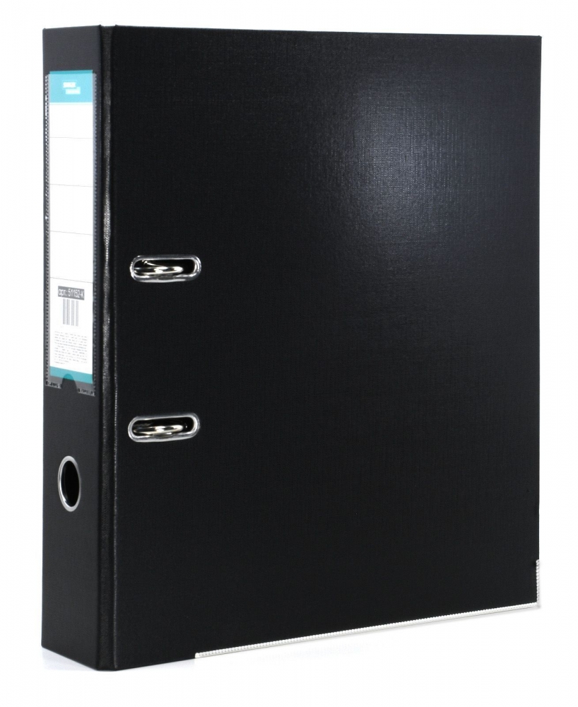 Папка-регистратор Stanger 75 мм PVC черный набор из 10 шт