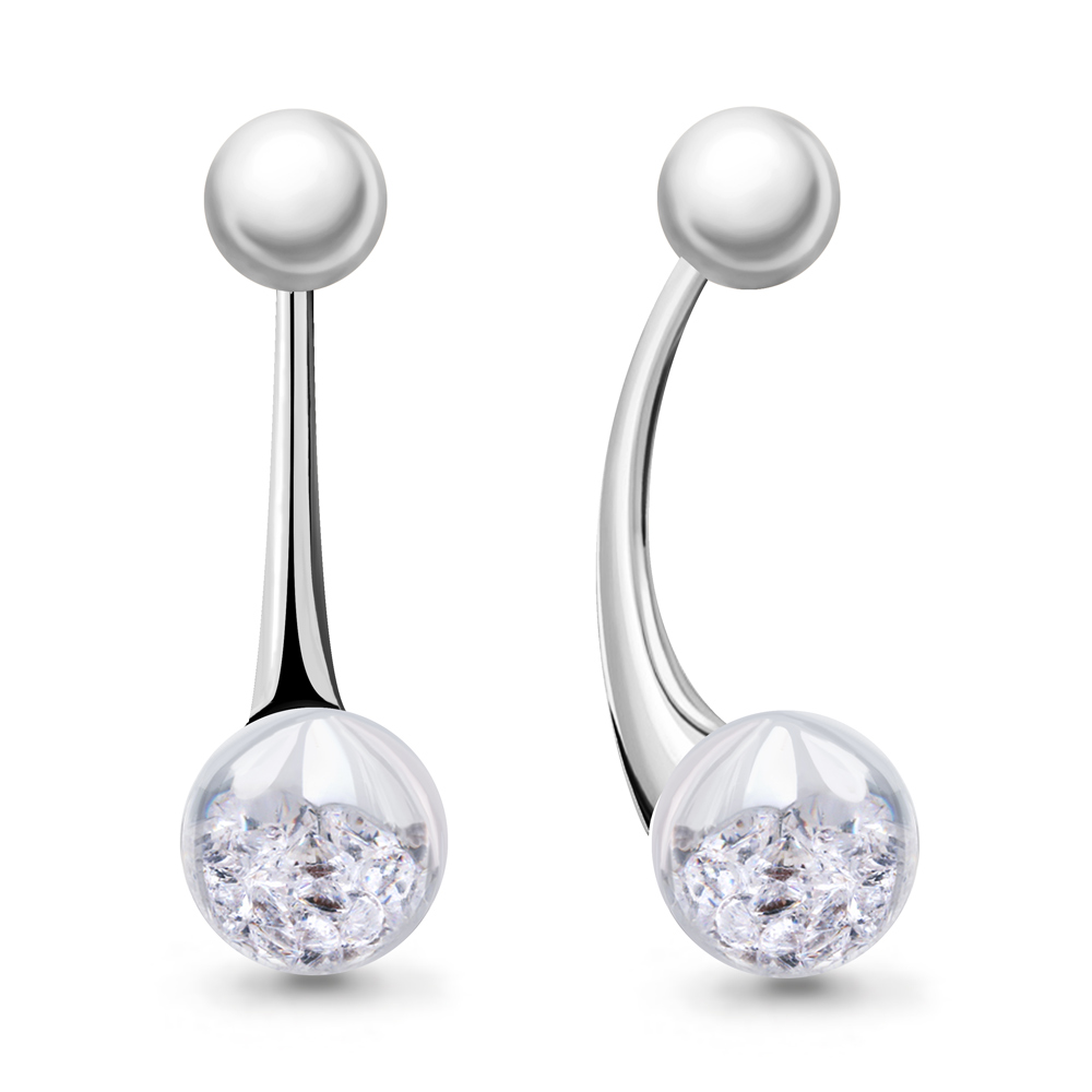

Серьги из серебра с фианитом Aquamarine 46846_925_р, 46846_925_р
