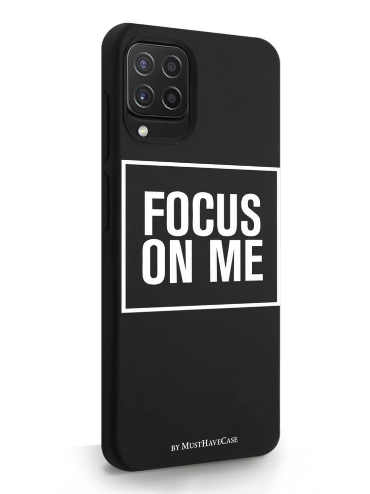 

Чехол MustHaveCase для Samsung Galaxy A22 Focus on me черный, Samsung Galaxy A22 Focus on me