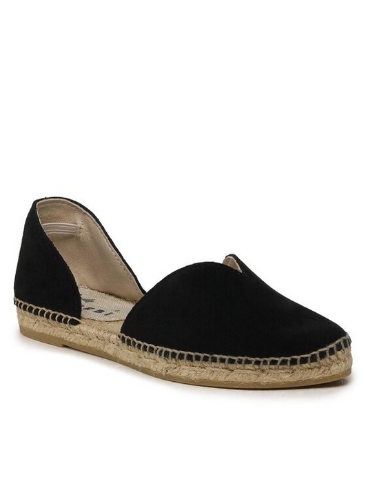 Эспадрильи женские Manebi Suede Open-Side Flats K 1.0 O0 черные 38 EU