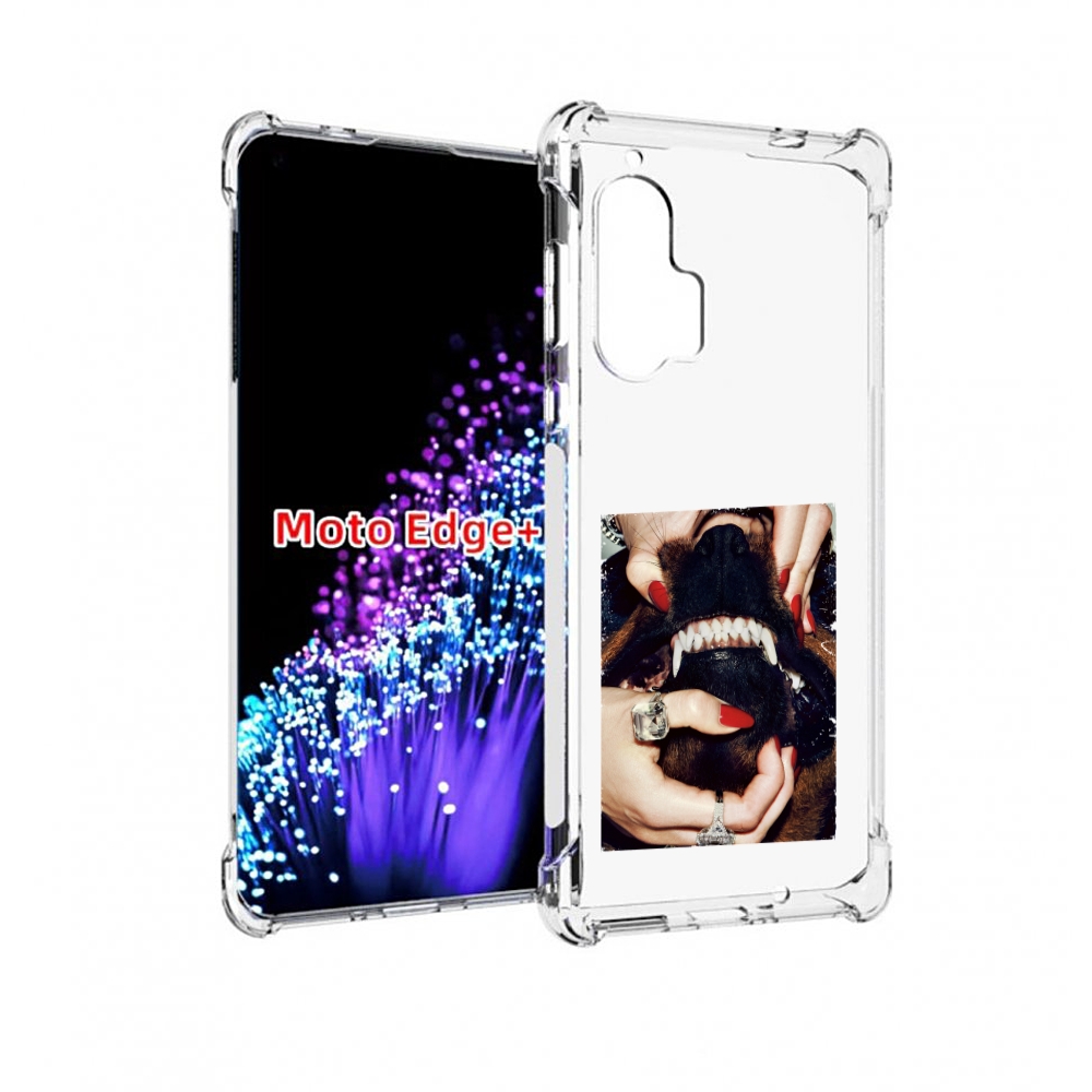 

Чехол MyPads маникюр для Motorola Edge+ Plus, Прозрачный, Tocco