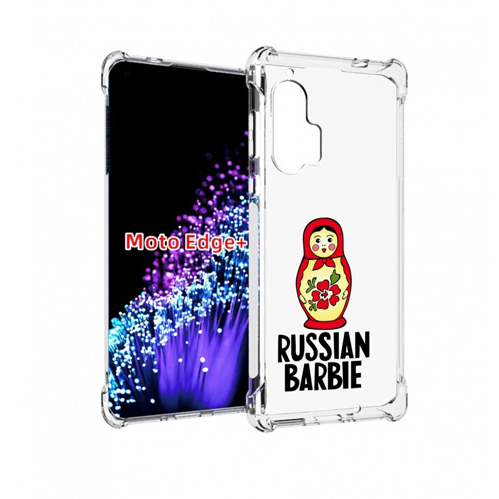 

Чехол MyPads матрешка для Motorola Edge+ Plus, Прозрачный, Tocco