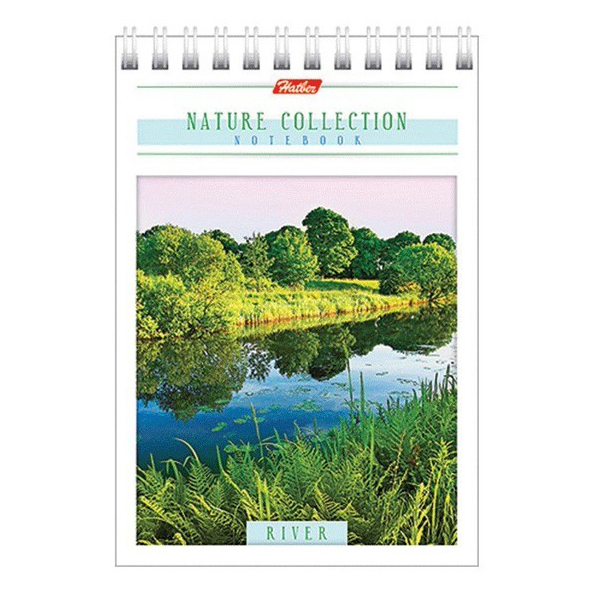 

Блокнот А6 80л. на гребне Hatber Nature Collection, 80Б6Вгр