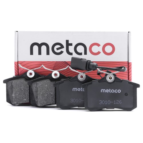 Тормозные колодки METACO задние дисковые 3010126