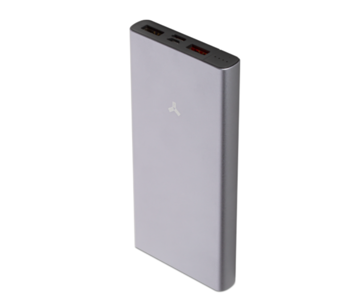 

Внешний аккумулятор Accesstyle Charcoal II 10MPQP, 10000 мА ч, 3 подкл. устройства, серый