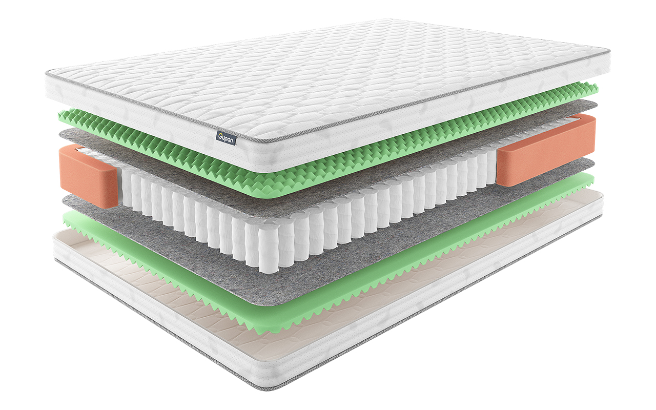 

Матрас Gupan Osteon Subak 200x190 см, Белый, Osteon Subak
