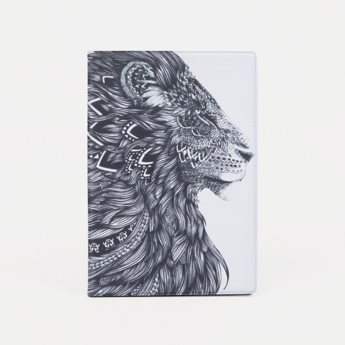 

Обложка для паспорта унисекс NoBrand 4732770, белый, чёрный, Белый;черный, 4732770