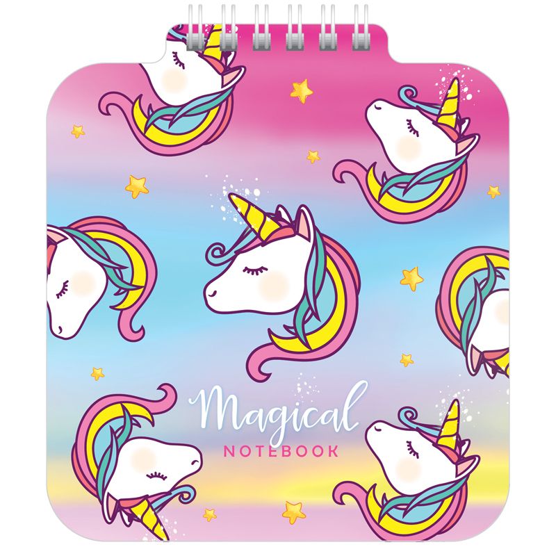 

Блокнот А6 60л. на гребне Hatber Magical, с фигурной высечкой, 60Б6Aгр_19777