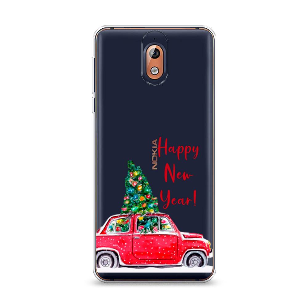 

Чехол на Nokia 3.1 "Happy New Year", Красный;зеленый, 121650-5