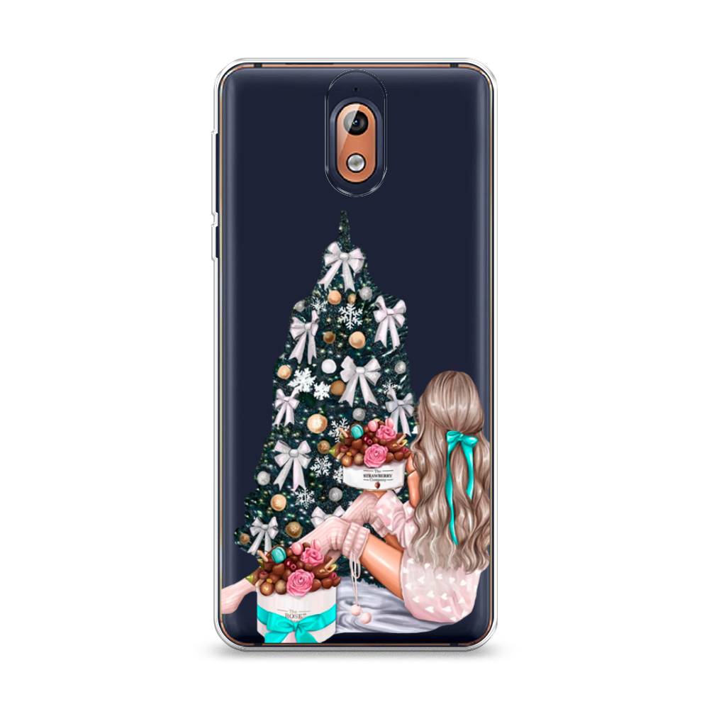 

Чехол на Nokia 3.1 "New Year", Зеленый;бежевый;голубой, 121650-5