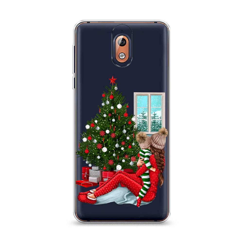 

Чехол на Nokia 3.1 "Новый год с мамой", Красный;зеленый;голубой, 121650-6