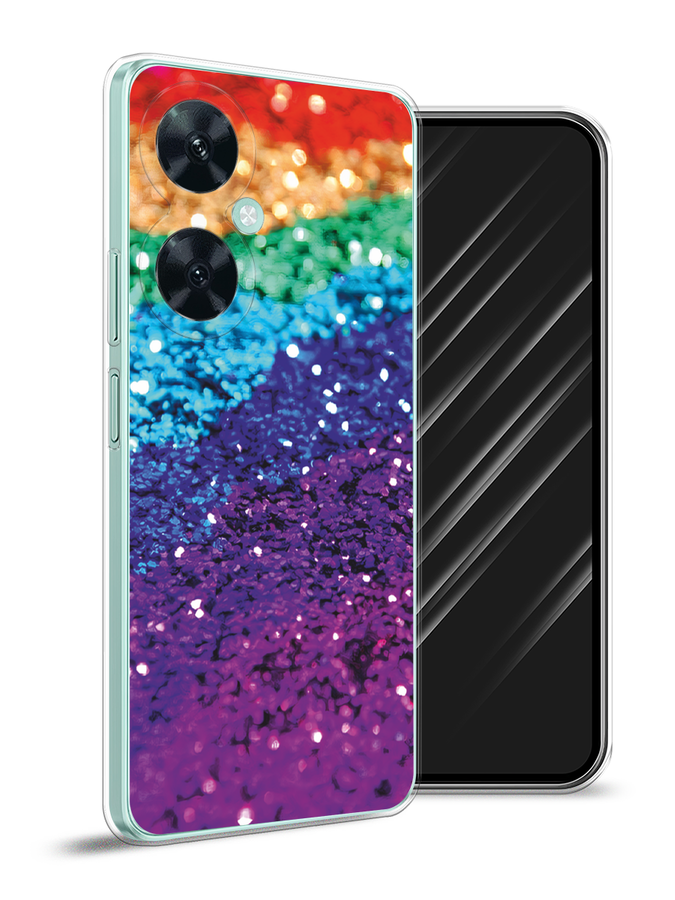 

Чехол Awog на Huawei Nova 11i "Блестящая радуга рисунок", Разноцветный, 6121750-3