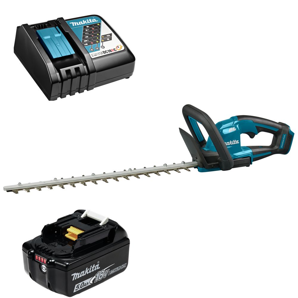 Кусторез аккумуляторный Makita DUH506RT 50см 18В Li-Ion 1х5Ач и з/у