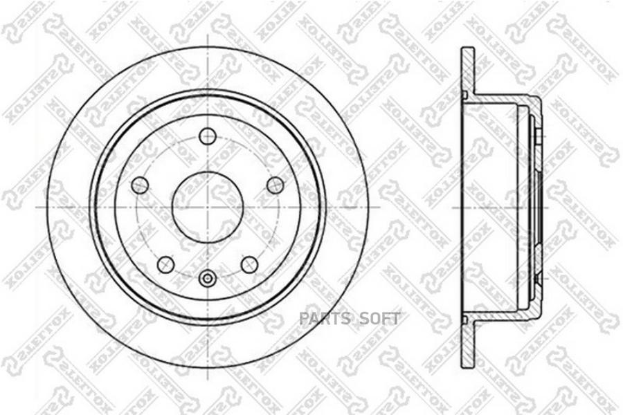 

Тормозной диск Stellox комплект 1 шт. 60205005SX