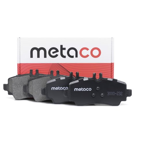 

Колодки тормозные пер к-кт 3000-232 Metaco Mercedes Benz A140/160 W168 1997 METACO 3000232